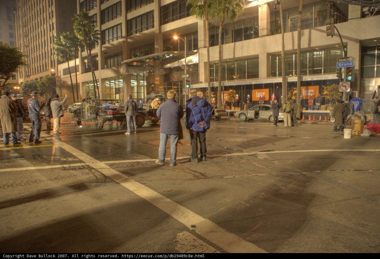 City Intersection at Night