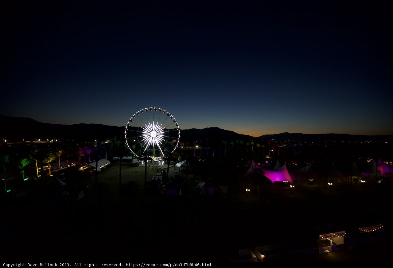 Illuminated Ferris Wheel