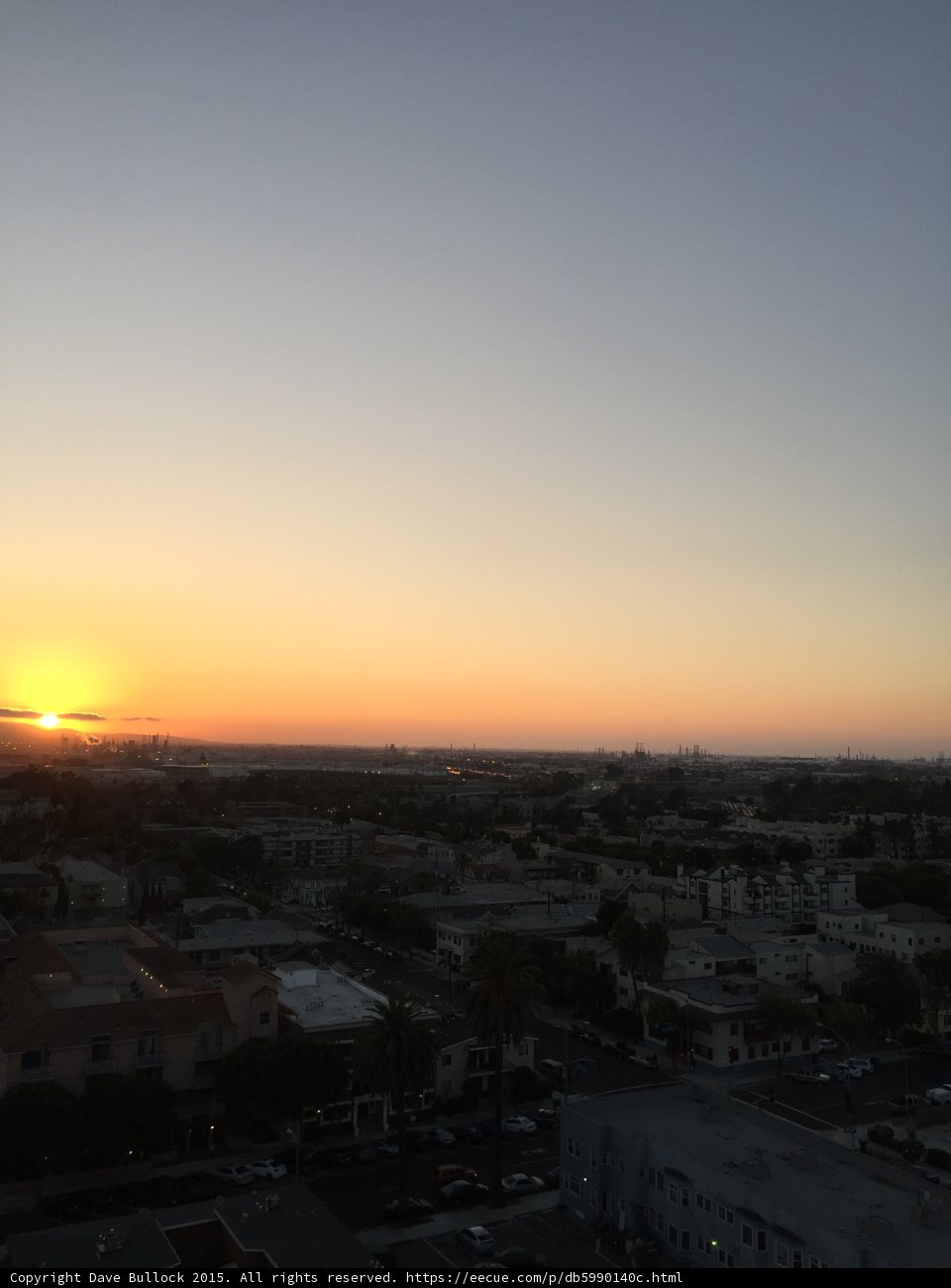 Breathtaking Long Beach Sunset