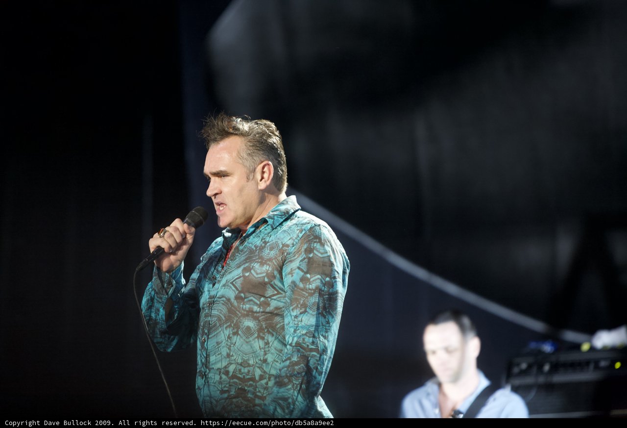 Morrissey Rocks the Mic at Coachella 2009