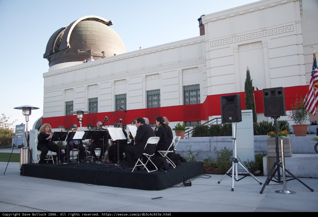 Impromptu Outdoor Concert in front of the Planetarium