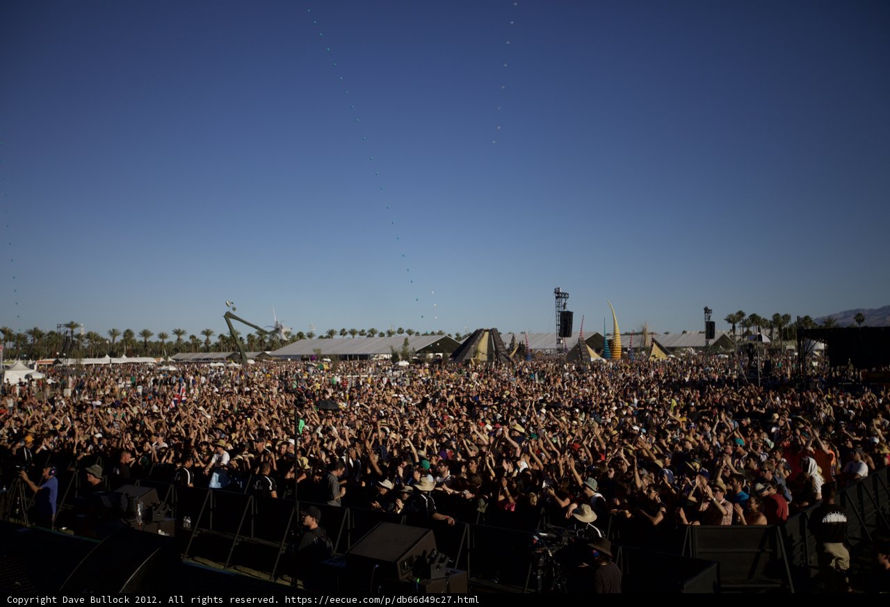 A Sea of Happy Faces at Coachella Music Festival