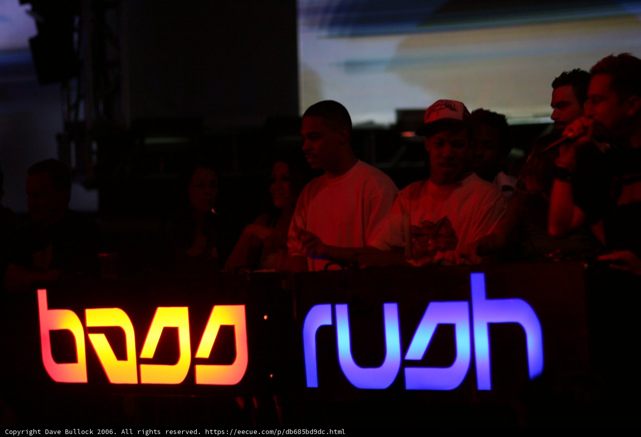 Lights, Beats, and People at the First Bassrush Function