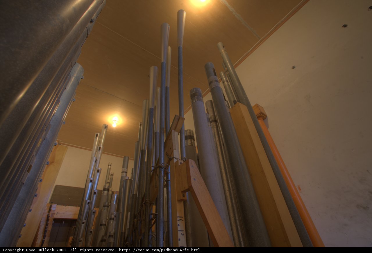 Pipes in the Plywood Room