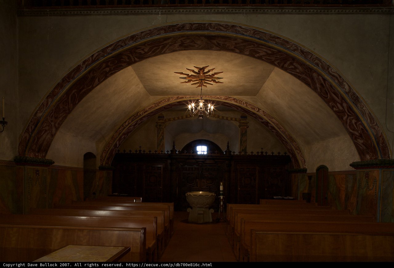 Illuminating the Crypt: A Soaring Church Interior