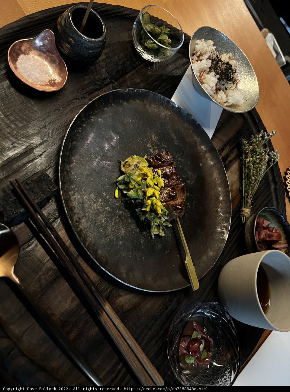 Delightful Mutton Brunch with Chopsticks
