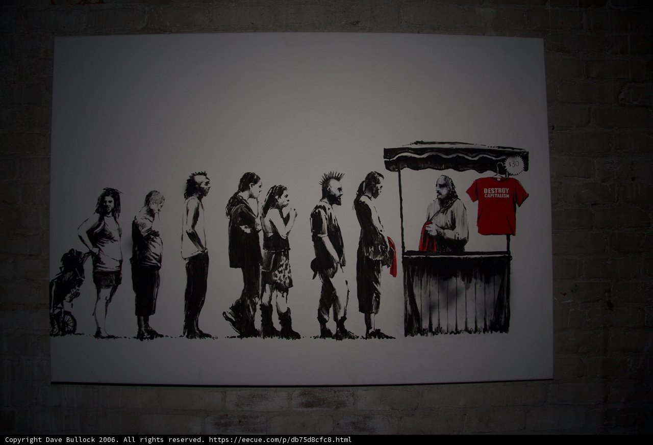 An Exhibition of Modern Art at the Market