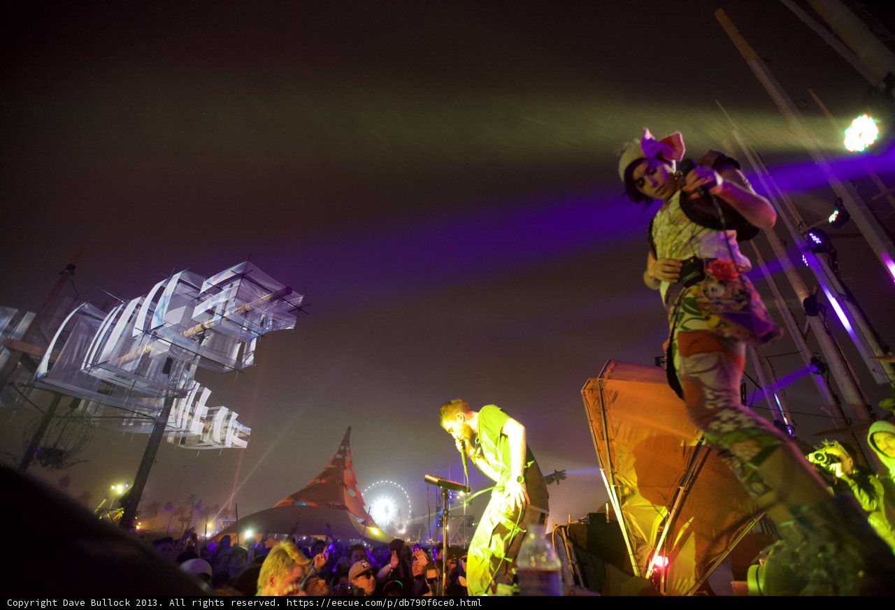 Rocking the Crowd under the Night Sky