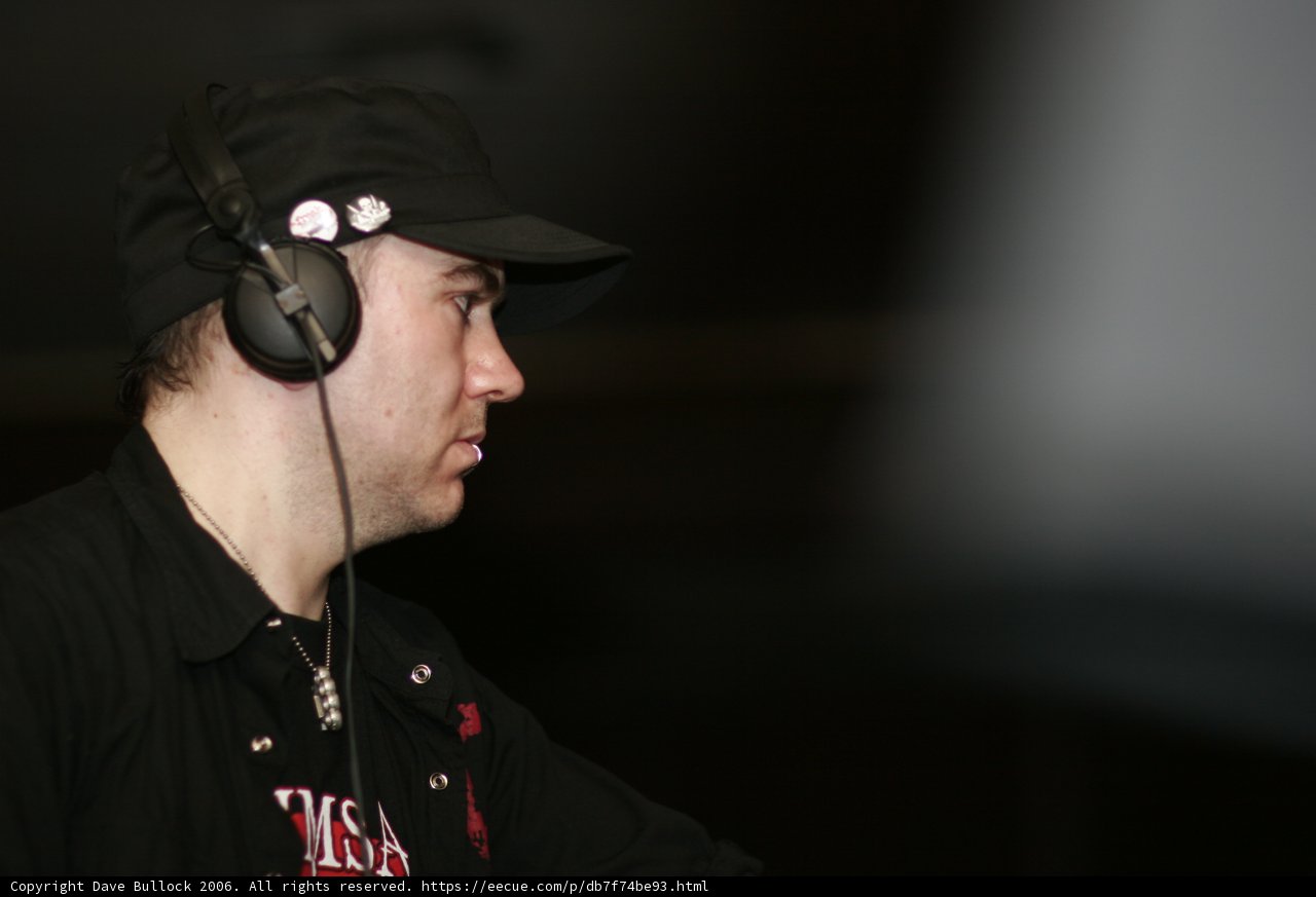 Man In Headphones And Hat