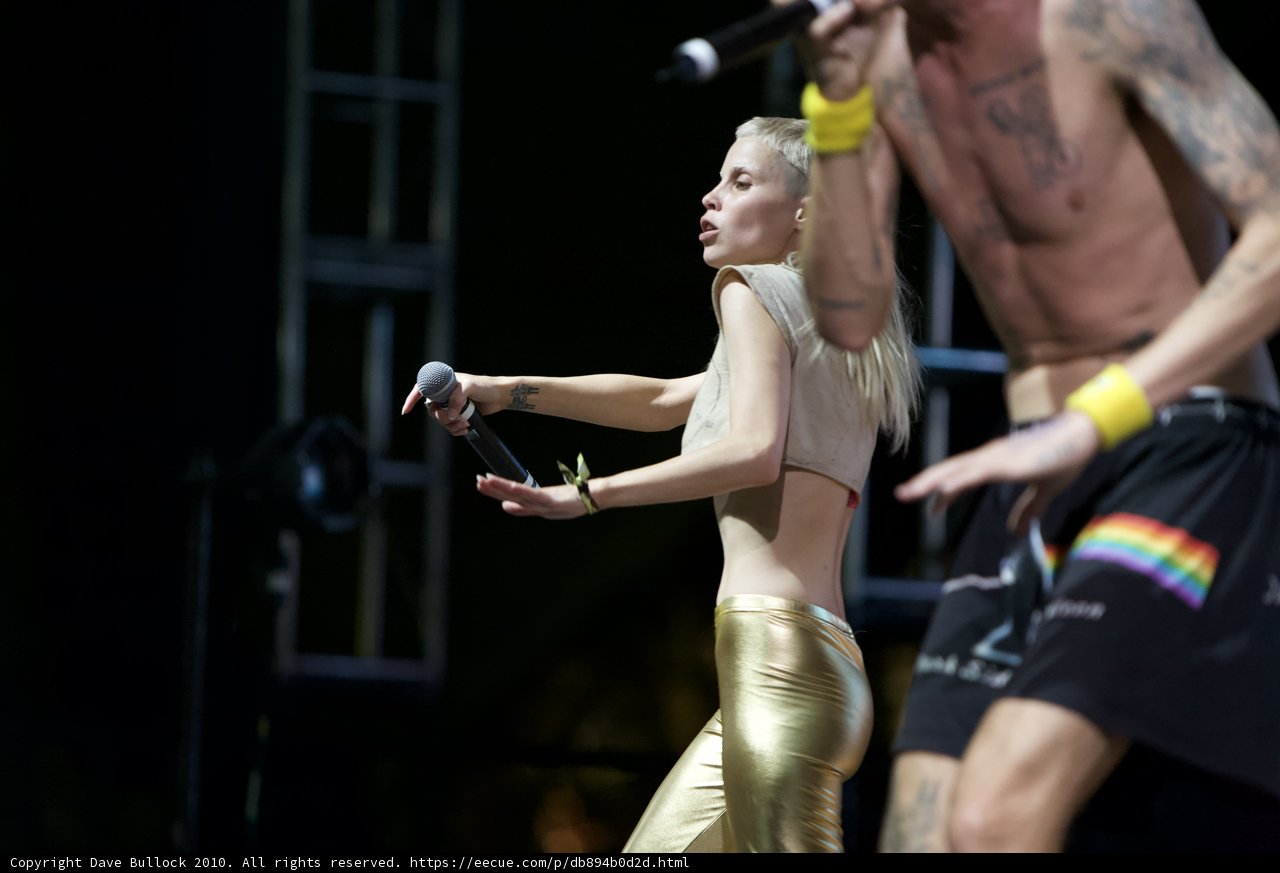 Gold Pants and a Microphone