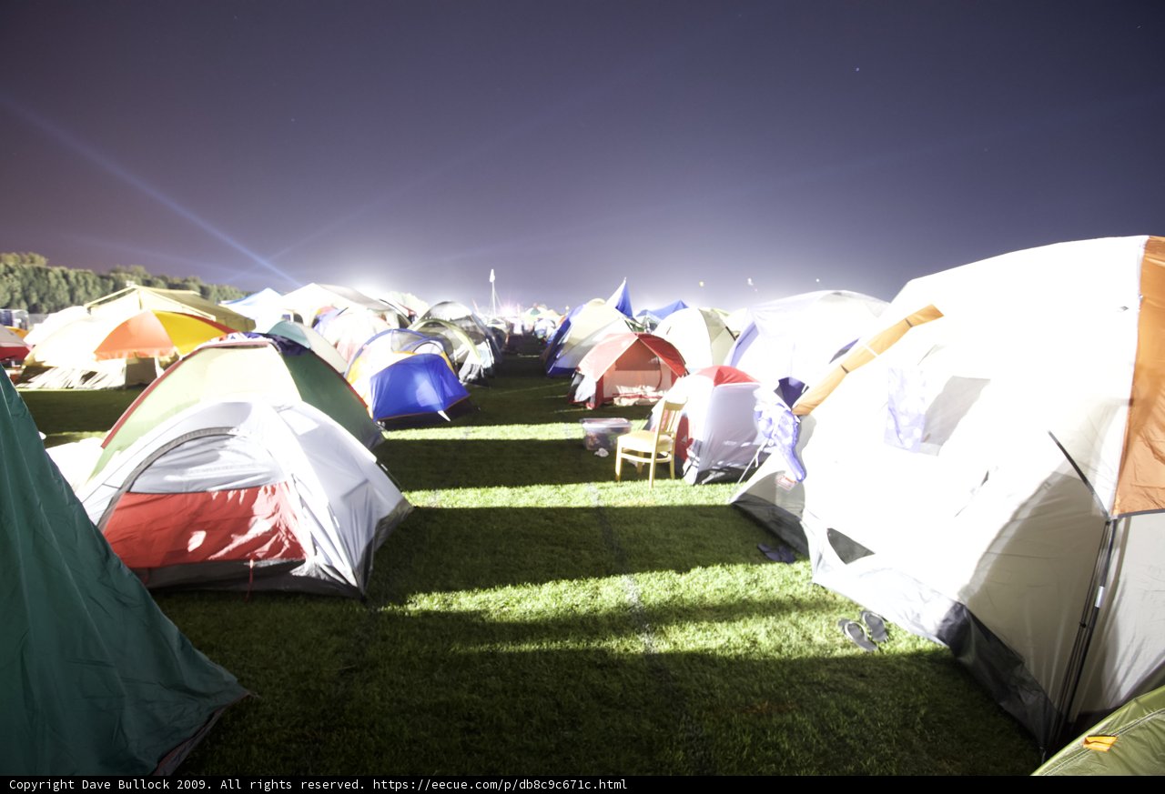Camping on the Grass