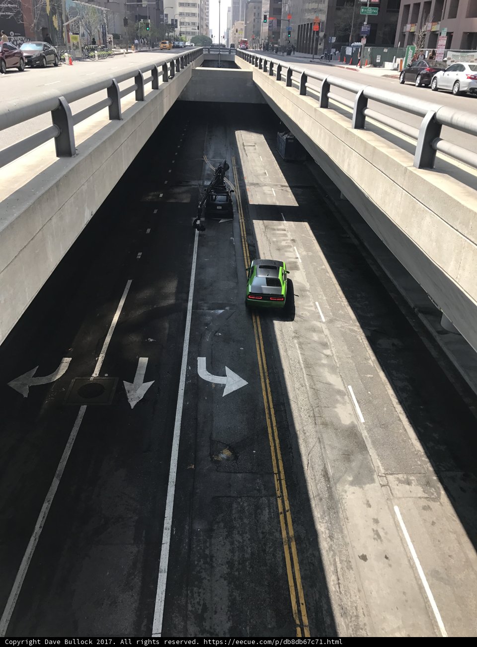 Driving on the Empty Freeway