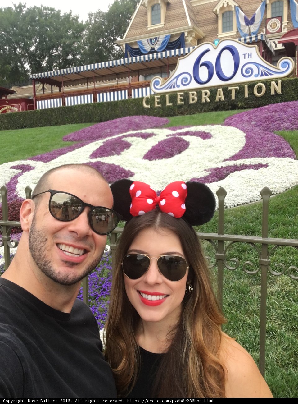 Mickey Mouse Sign Selfie