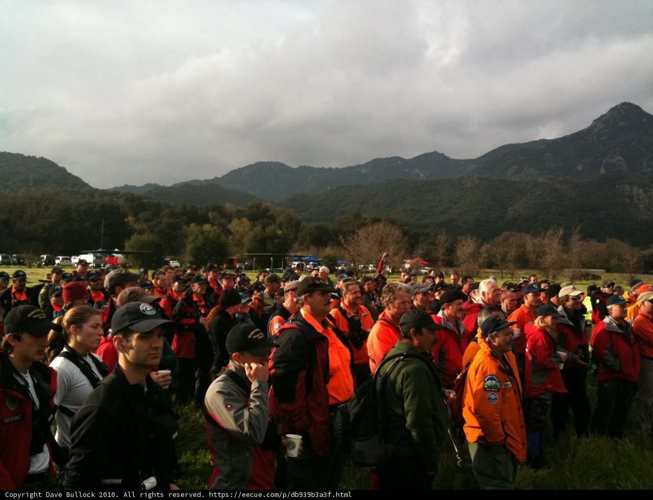 Gathering at the Malibu Creek State Park