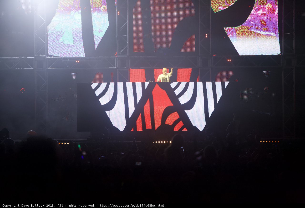 Moby Lights Up Coachella Stage