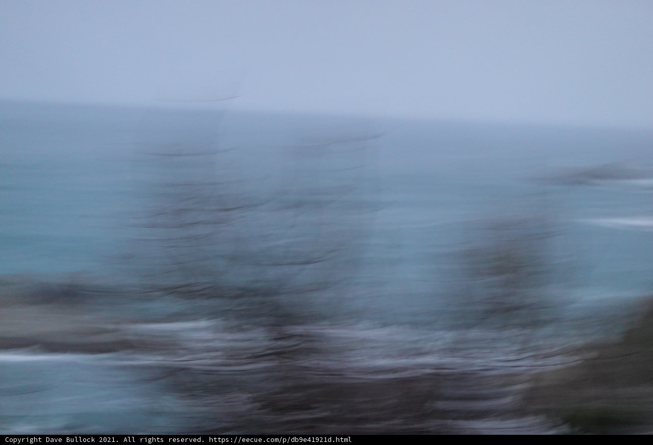 Misty Ocean Scenery