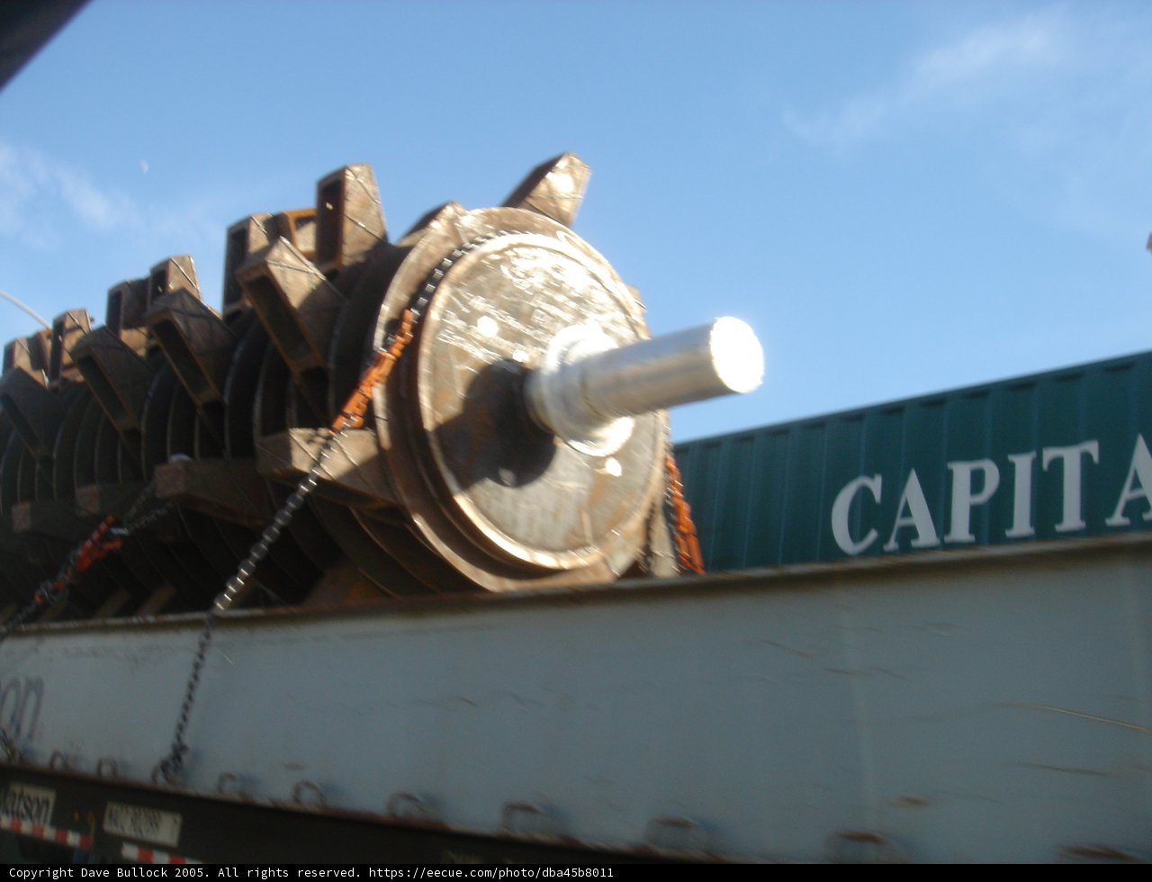 Industrial Machinery on Transport Truck
