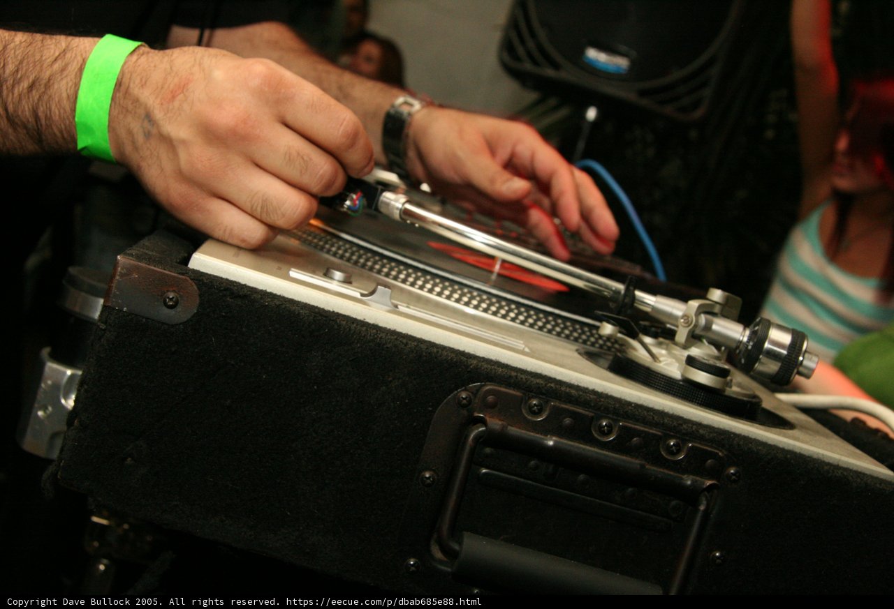 DJ Spinning the Night Away
