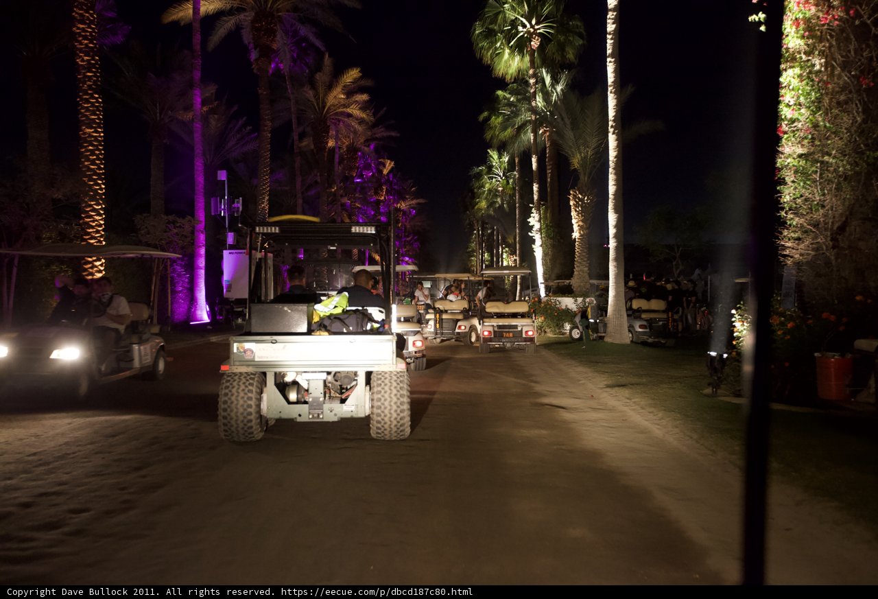 Nighttime Golf Cart Adventure