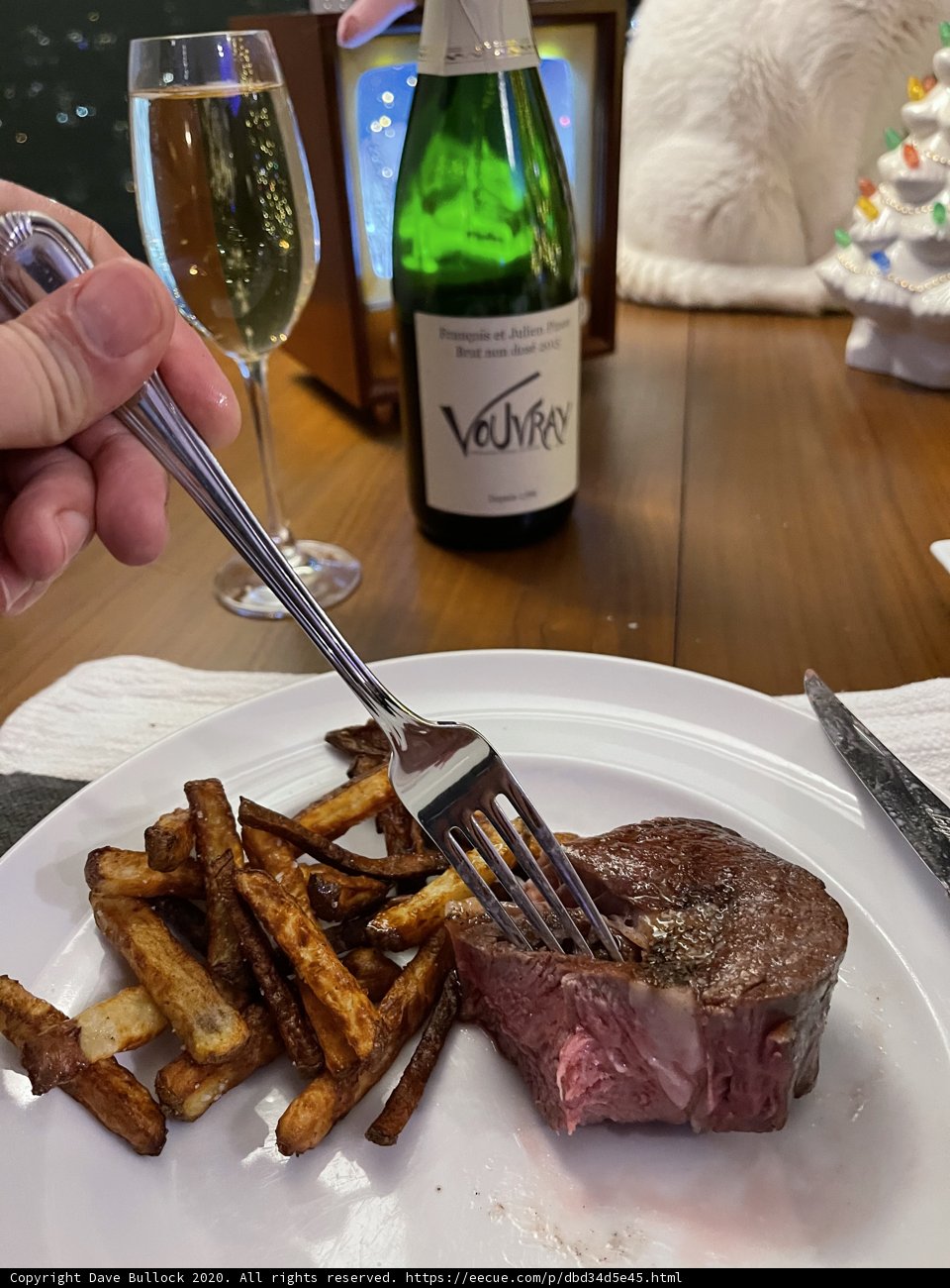 A Person Enjoying Texture-rich Meaty Delight