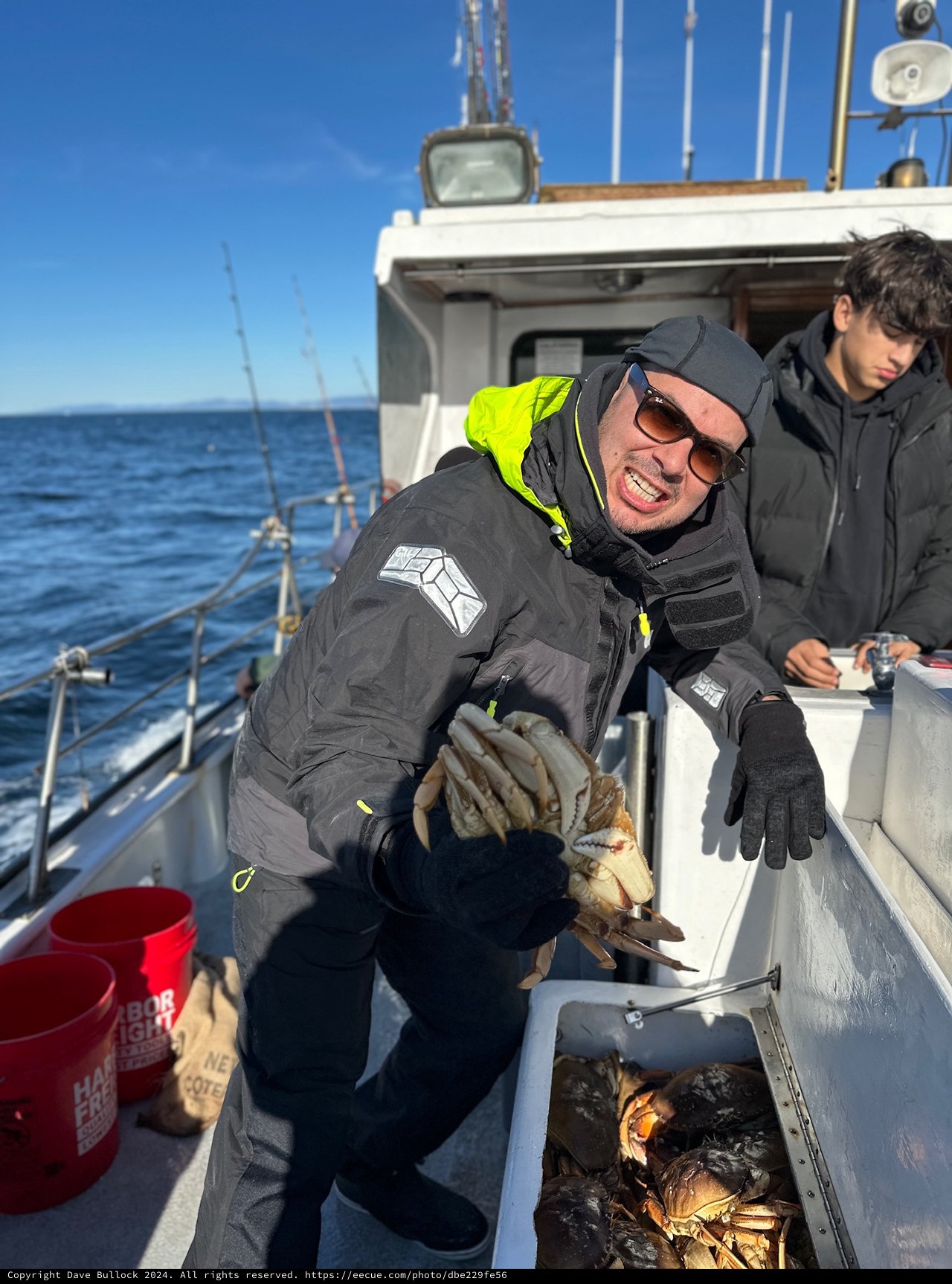 Successful Crab Fishing on Commercial Boat