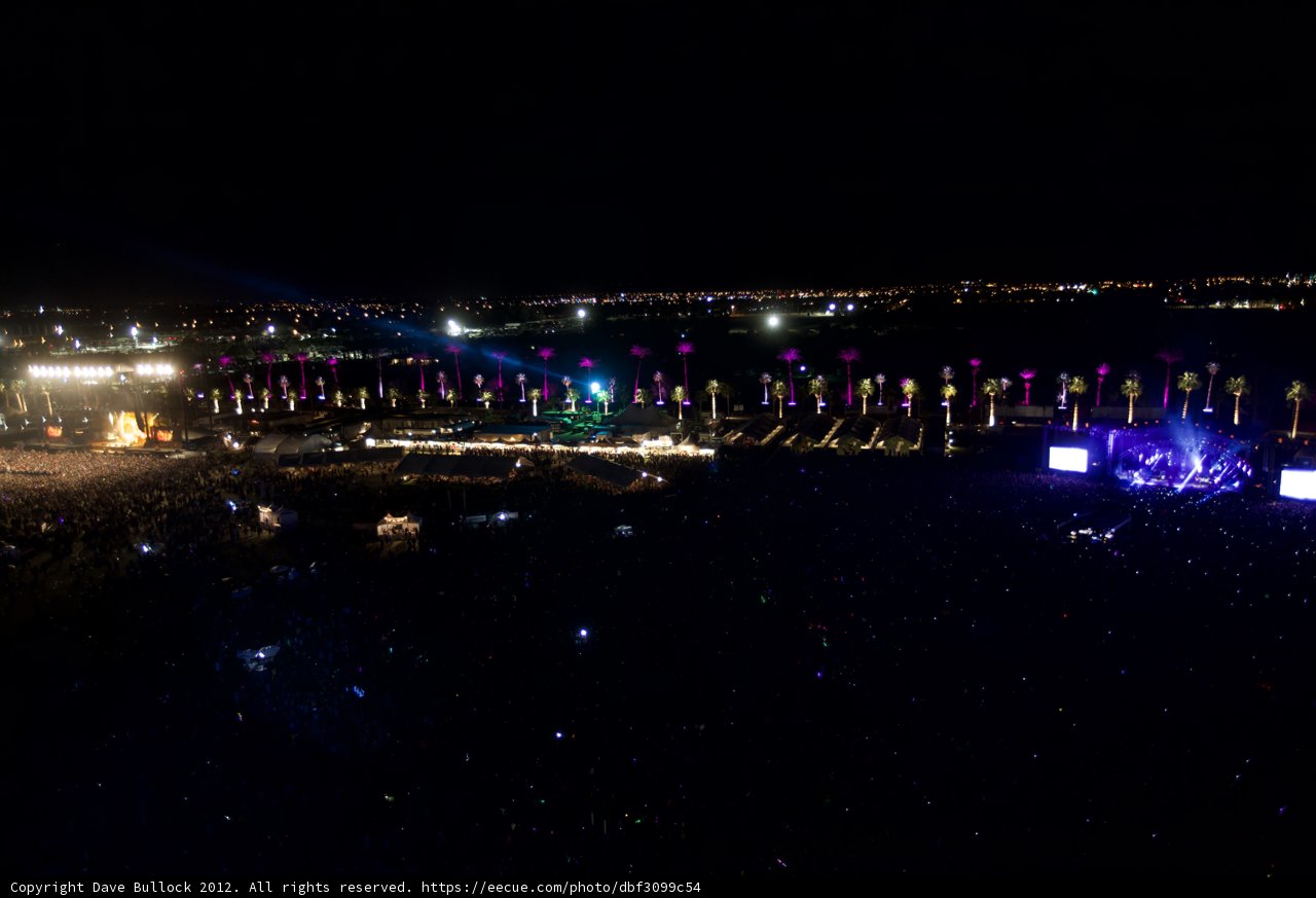 Illuminating the Night: A Concert Crowd in the City