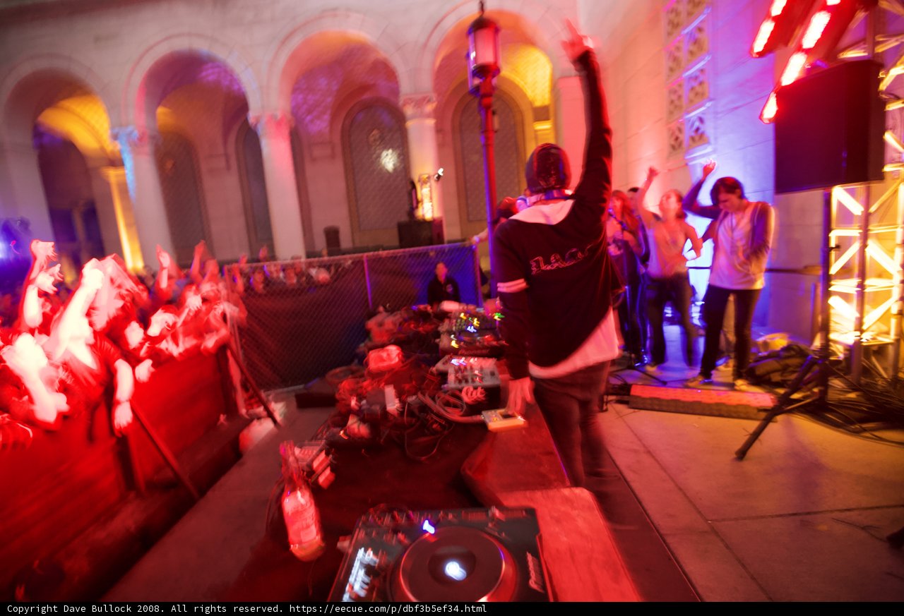 Urban DJ at Night Club