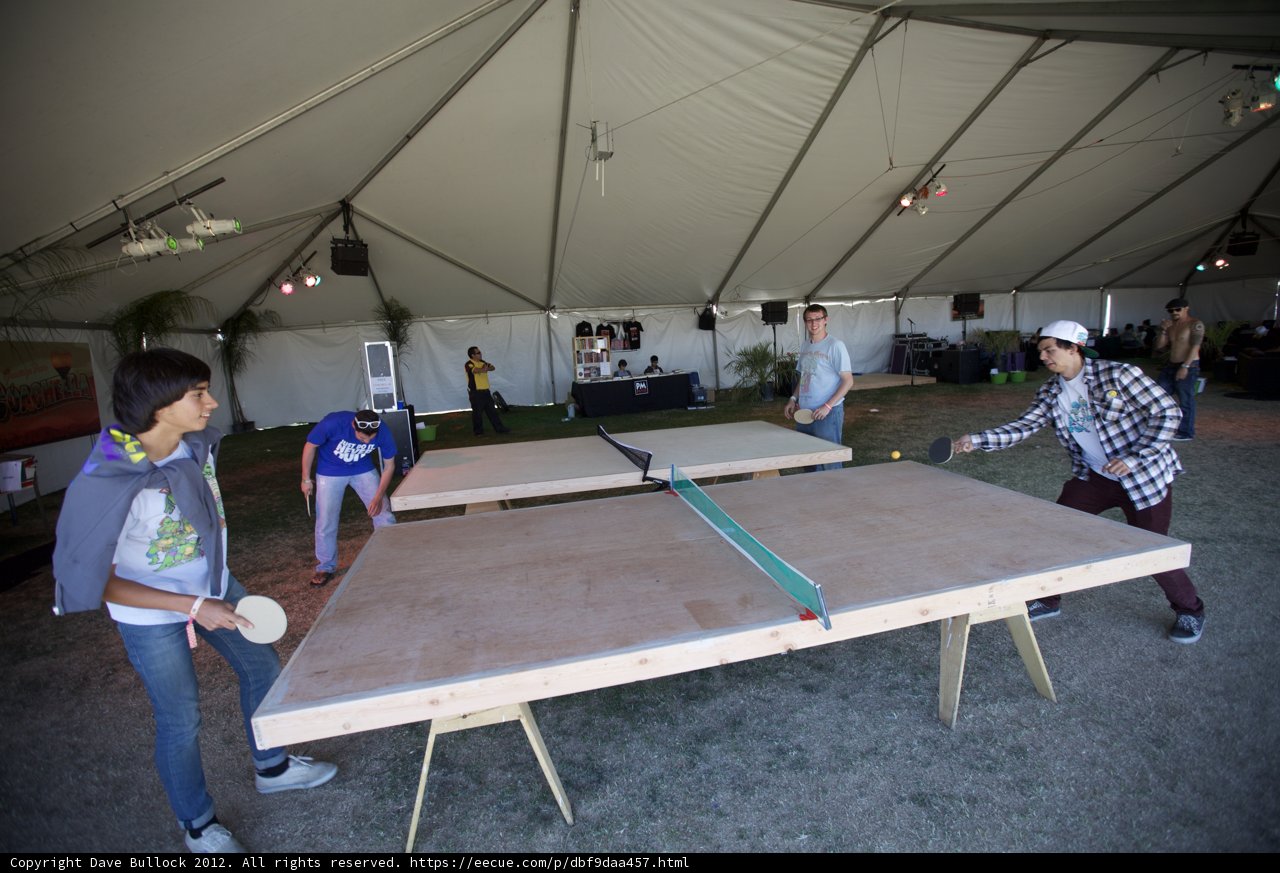 Ping Pong under the Tent