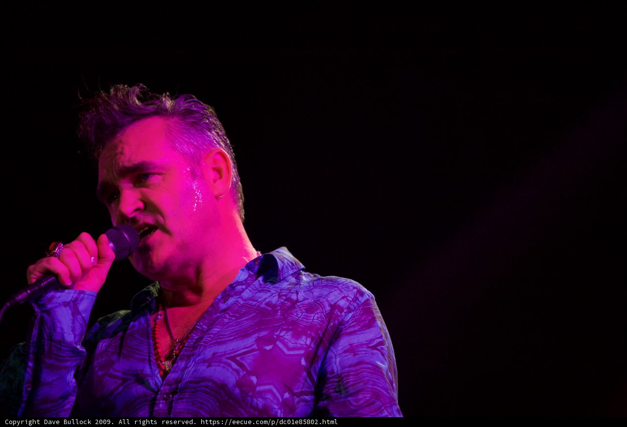 Morrissey rocks the stage at Coachella 2009