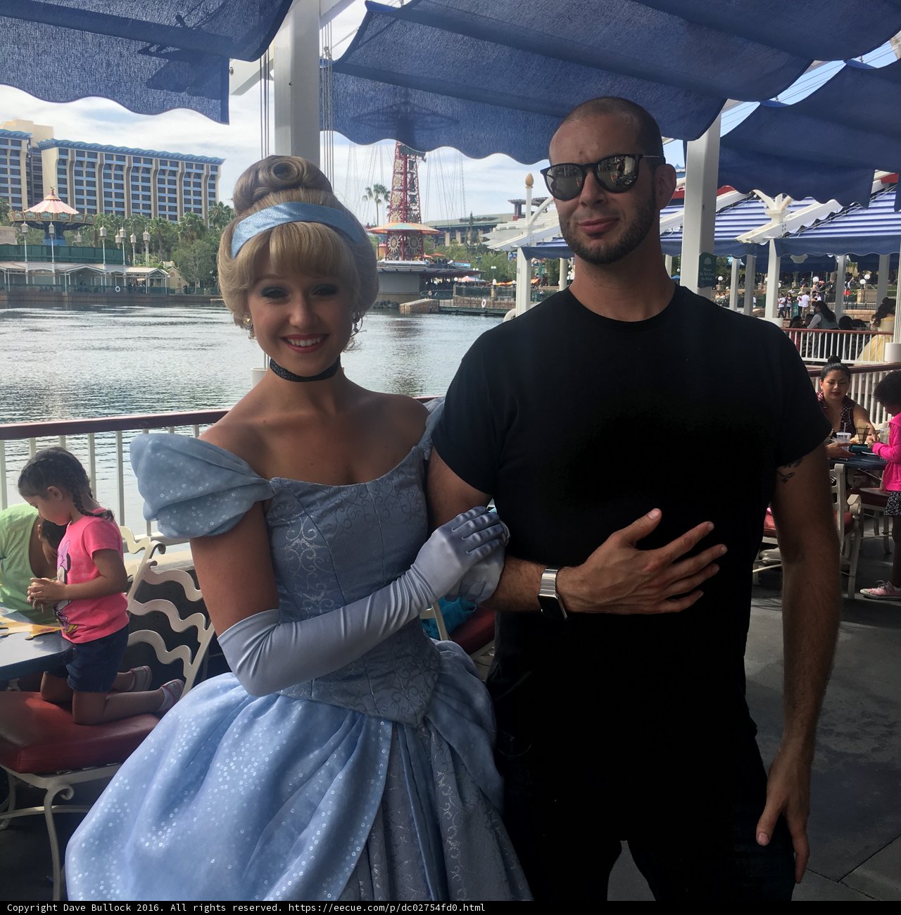 Cinderella and the Prince at Disney California Adventure Park