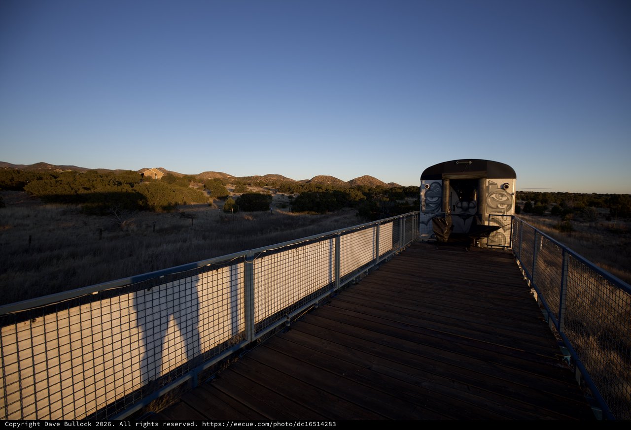 Desert Observation Deck at Golden Hour