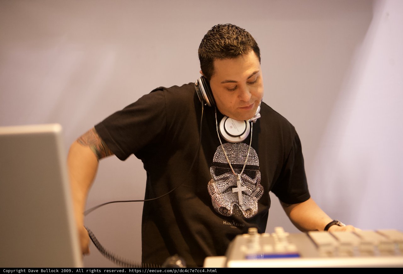 The Deejay in Black Headphones
