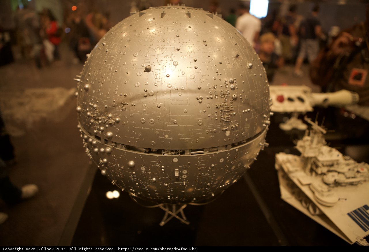 The Death Star Model takes center stage at Star Wars Con