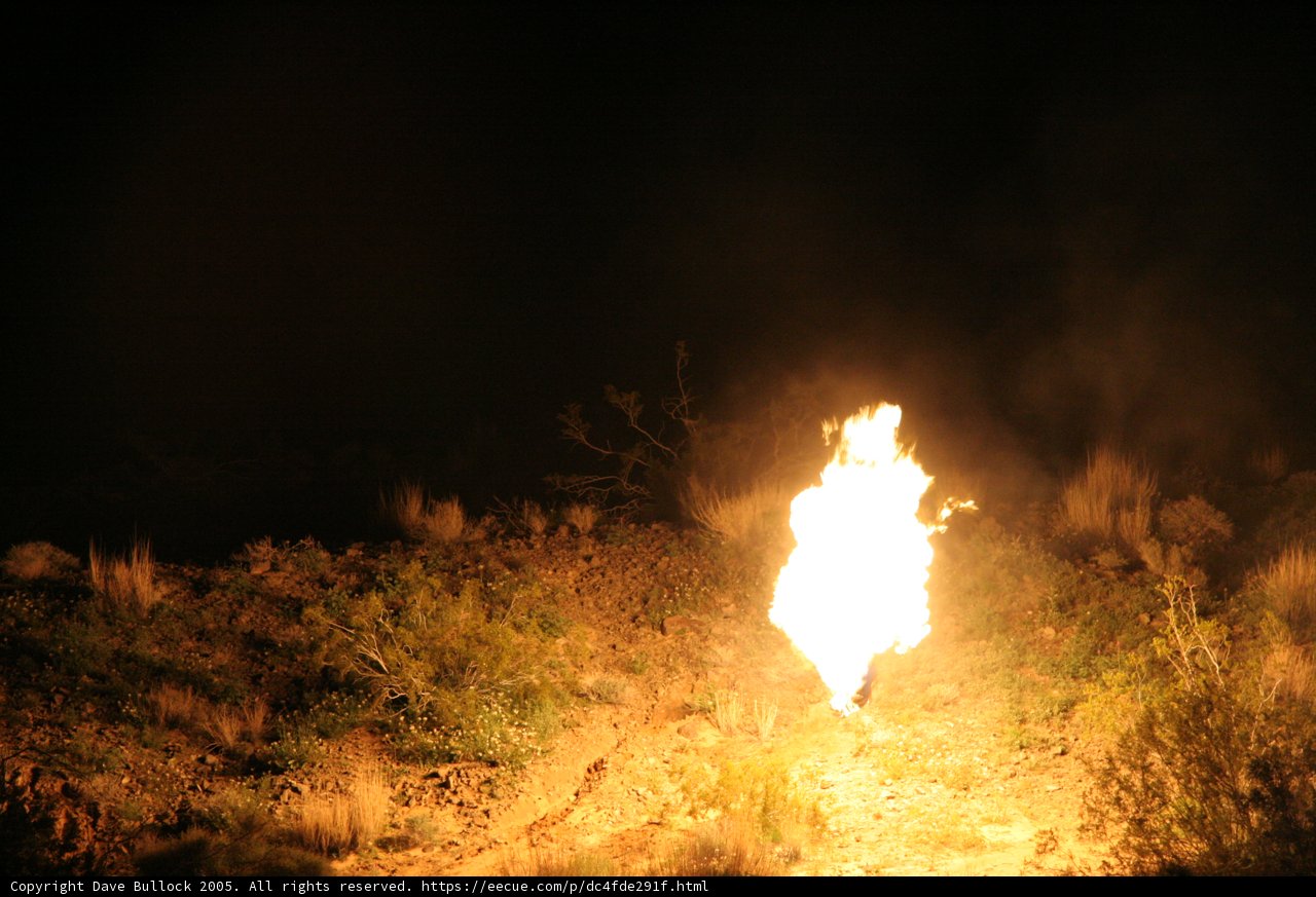 Desert Bonfire