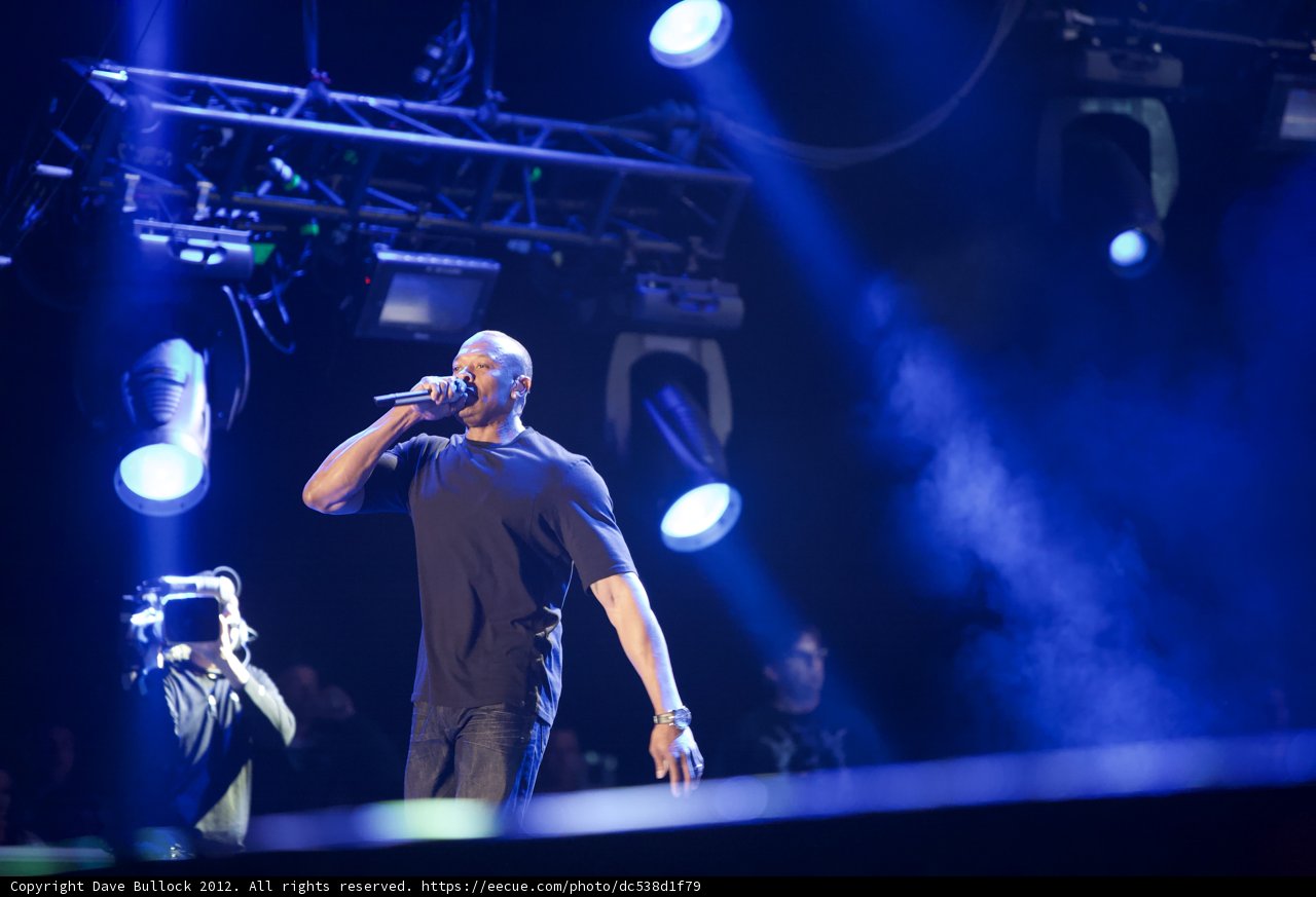 Dr. Dre lights up the stage at Coachella 2012