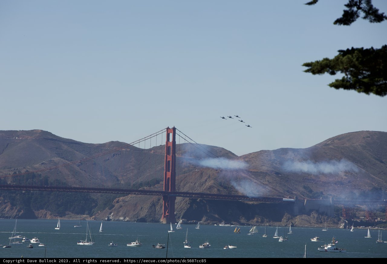 A Bridge Overhead at Fleet Week 2023