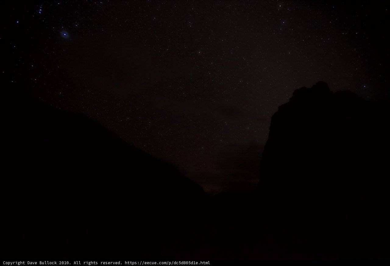 Starry Night Sky