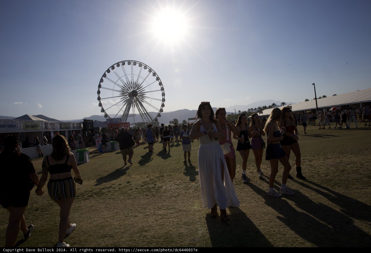 Sunset Silhouettes at Coachella 2024