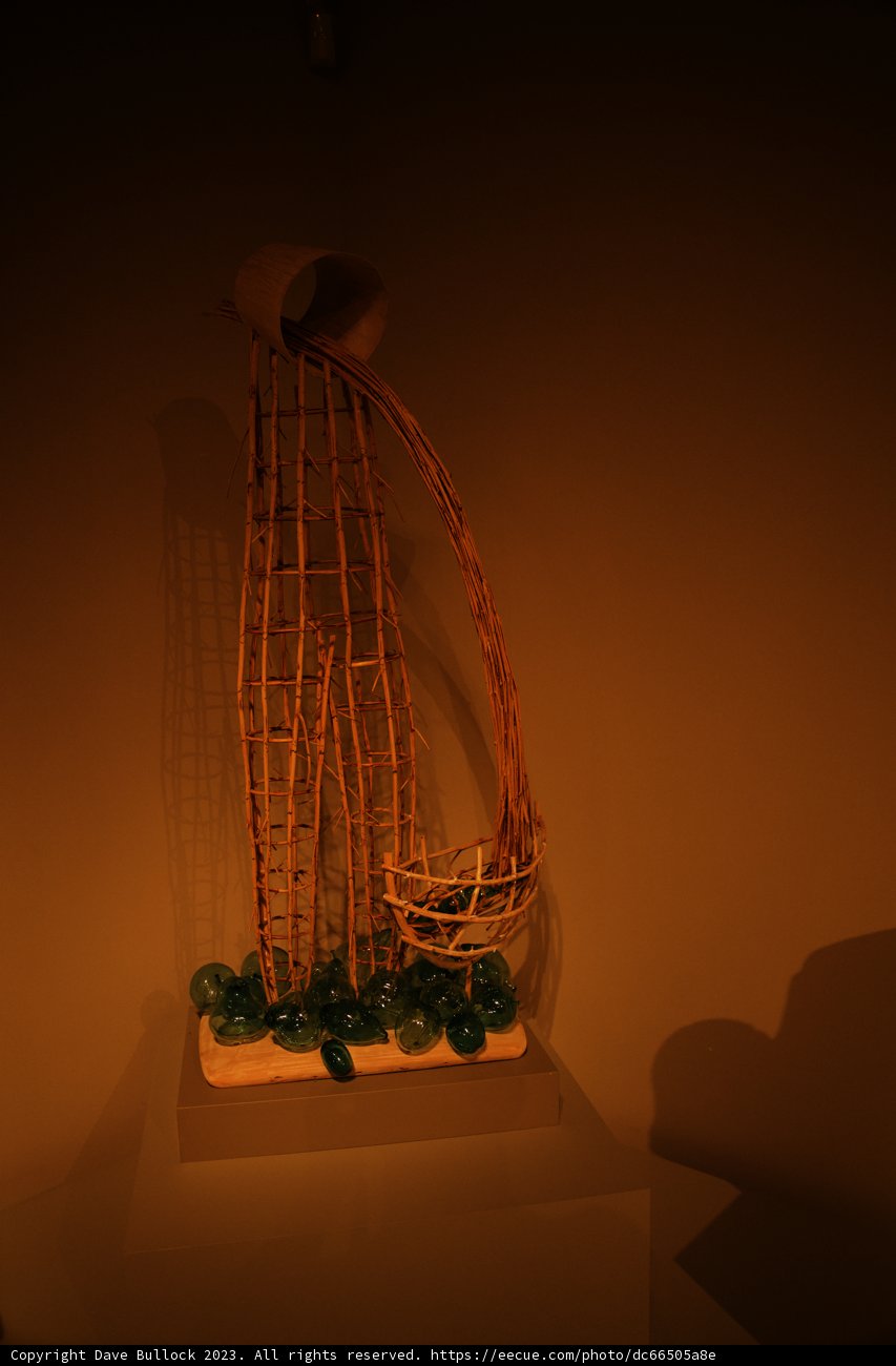 Intricate Fusion of Wire and Glass