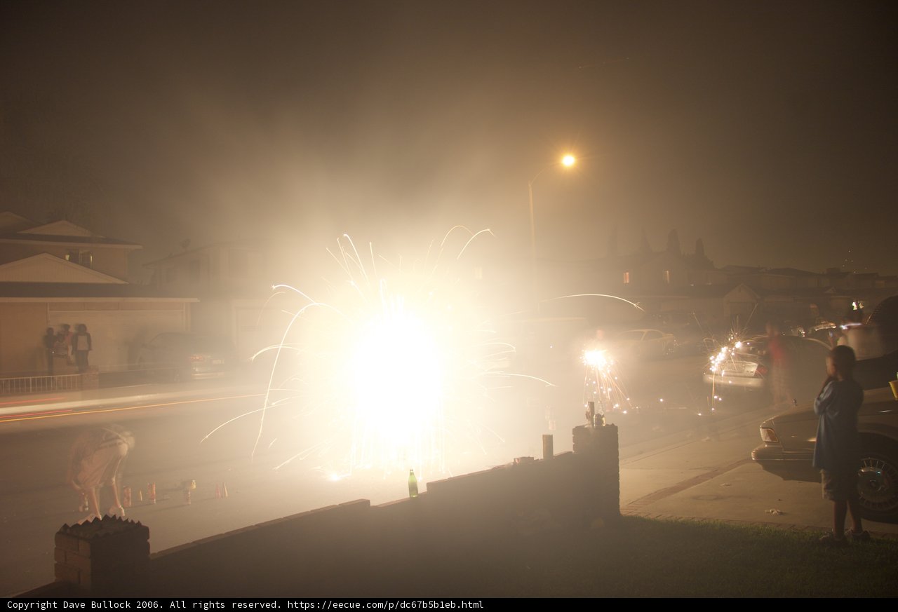 Fireworks in the Mist