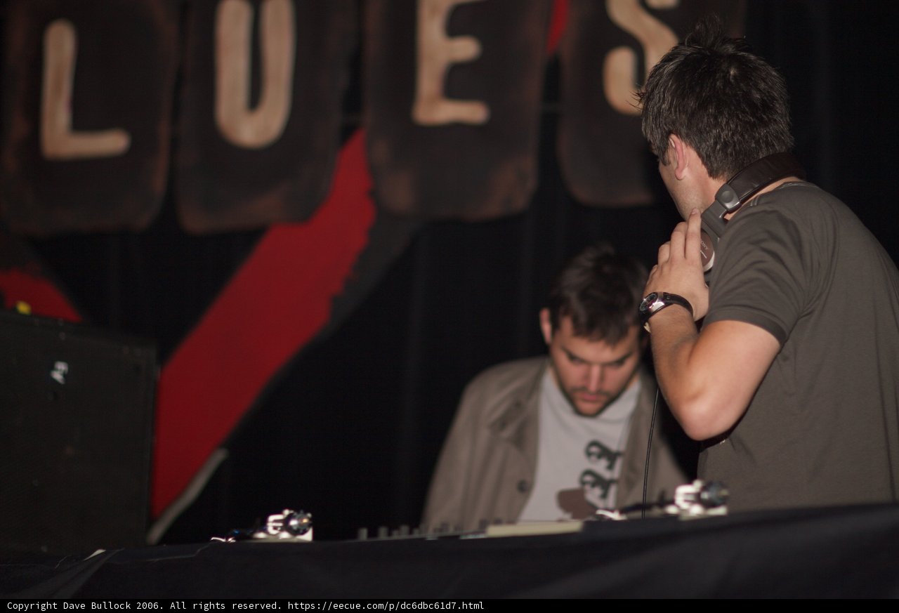 Entertaining the Crowd with his Turntables