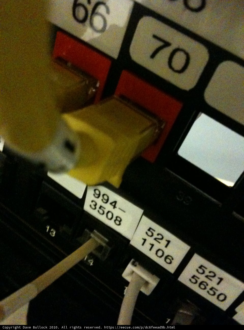 Yellow-Plugged Machine