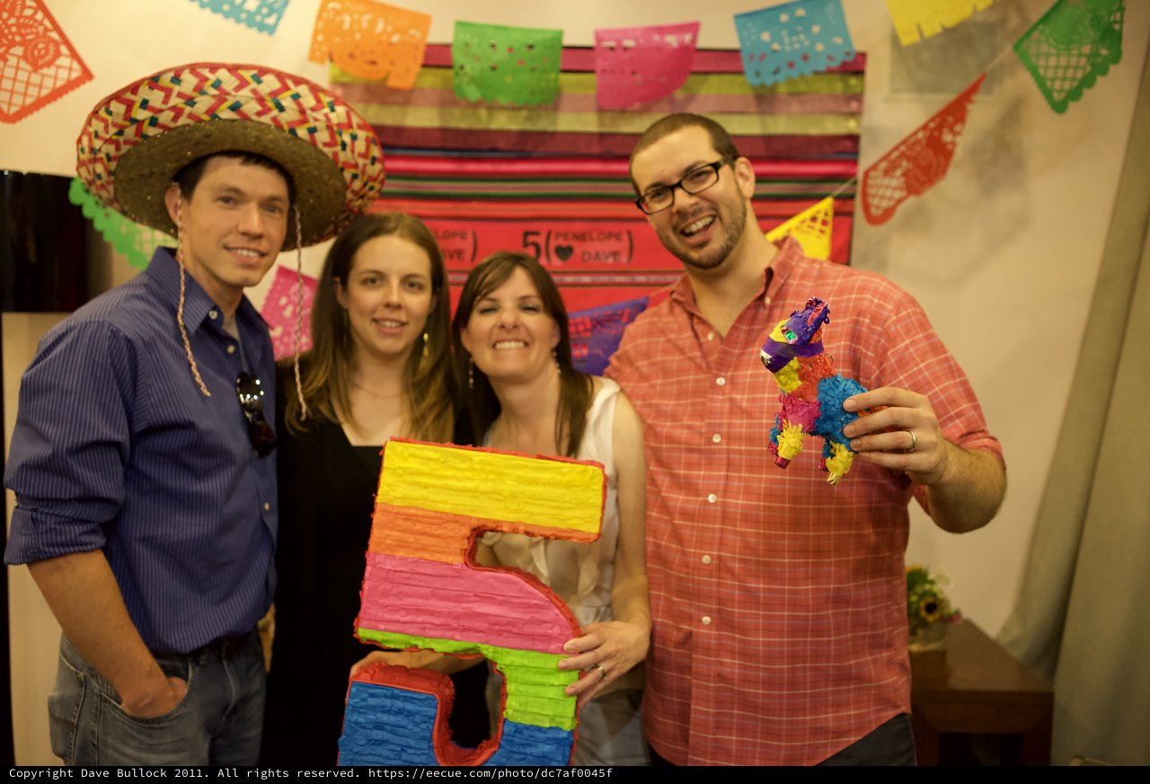 Couple Celebrates Five-Year Anniversary with Mexican Fiesta