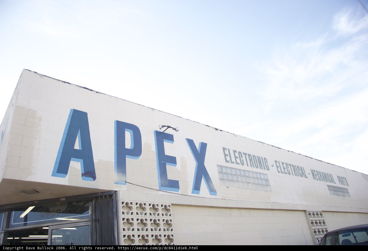 Apex Building's Bright Sky