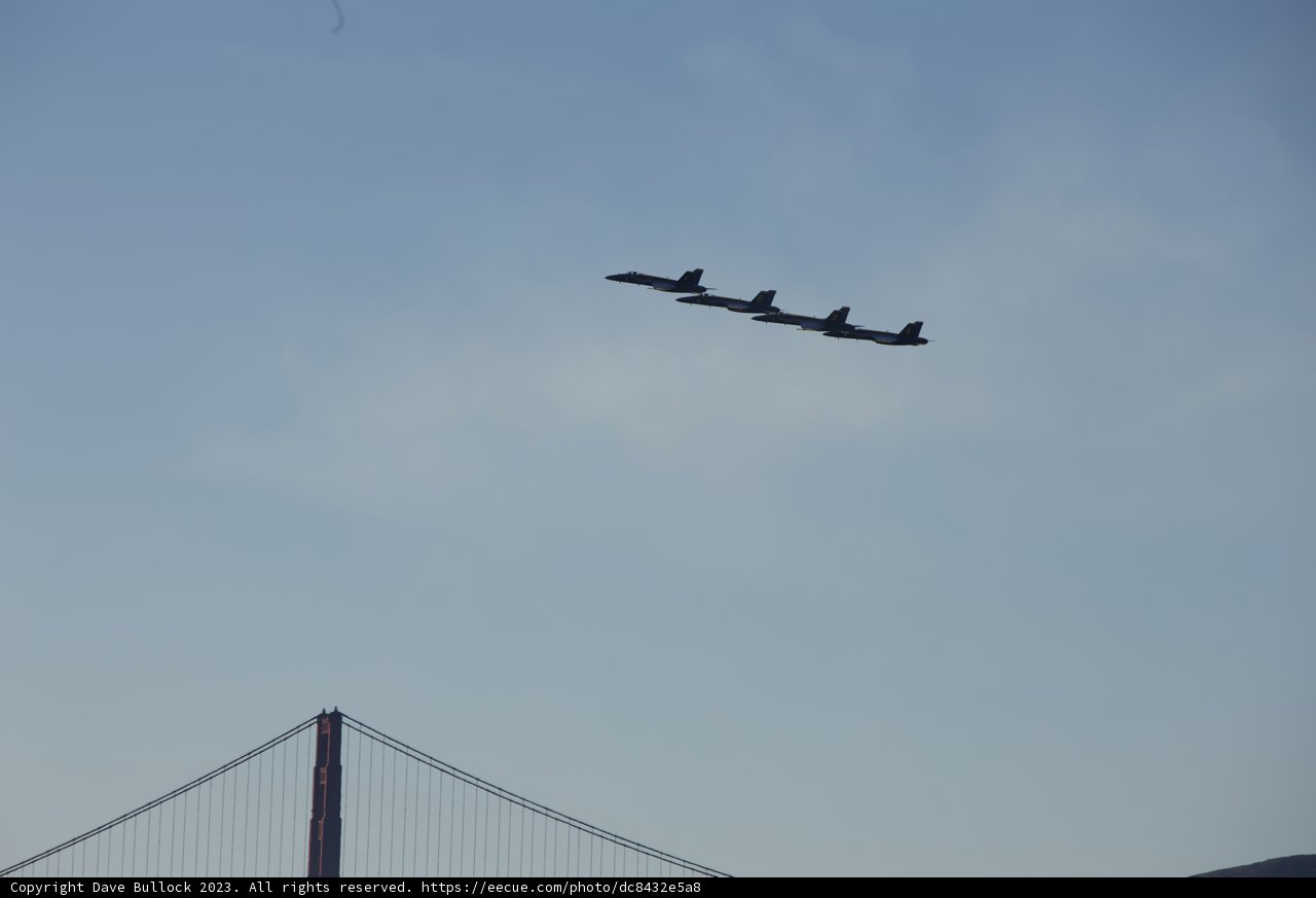 Soaring Jets over Golden Gate