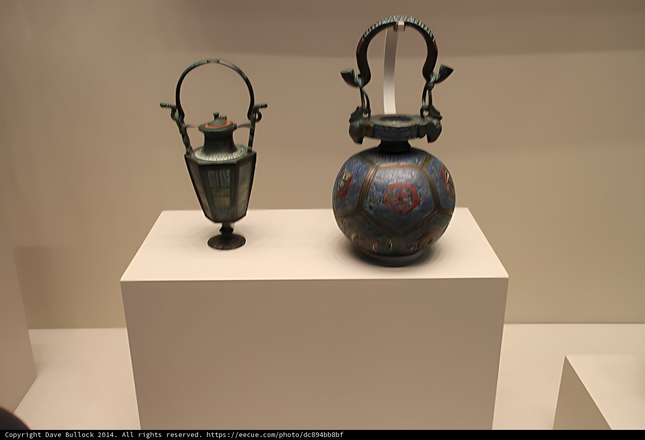 Beautiful Pottery Vases on Display in Altadena Museum