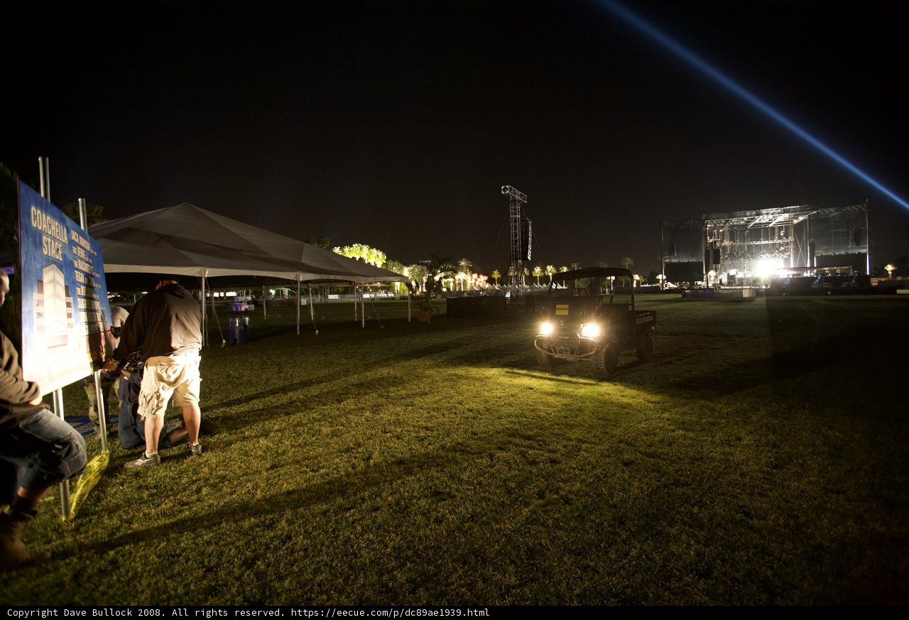 Under the Coachella Night Sky