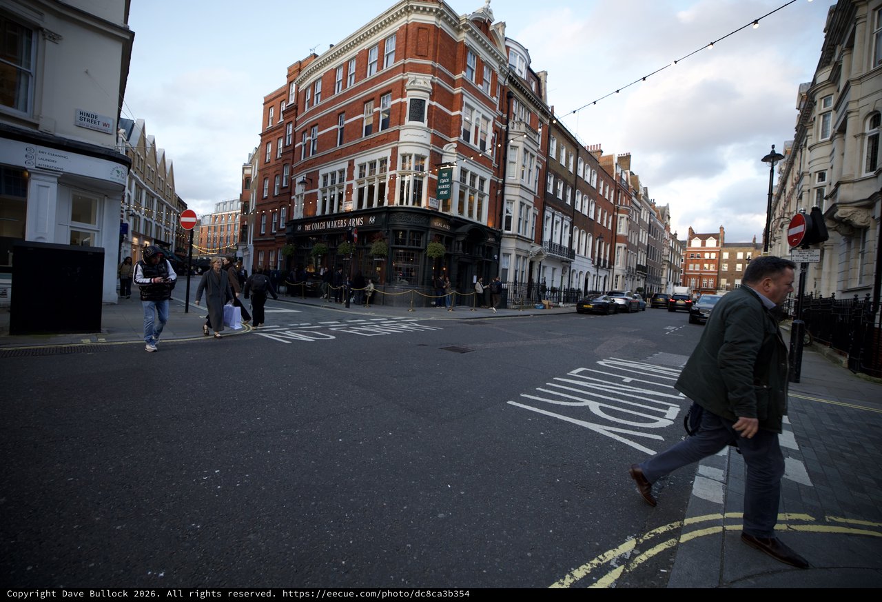 Early Morning Street Corner in Central London