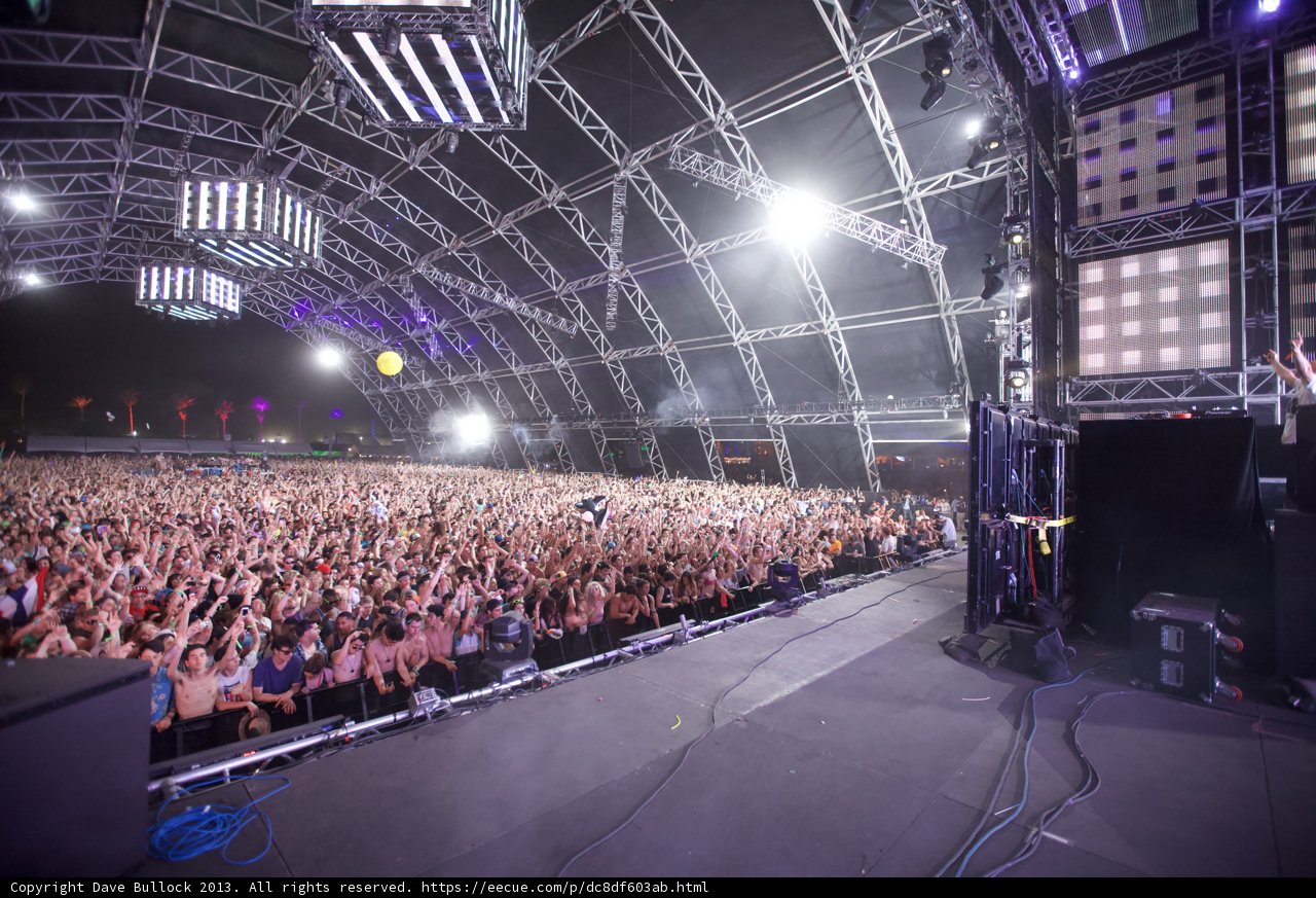 Concert Crowds at Coachella