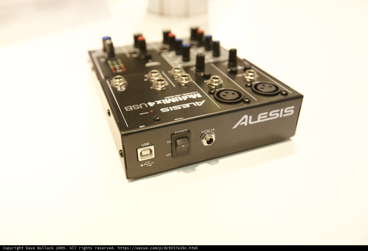 Alexis A4x4 4 Channel Mixer Review at 2009 NAMM